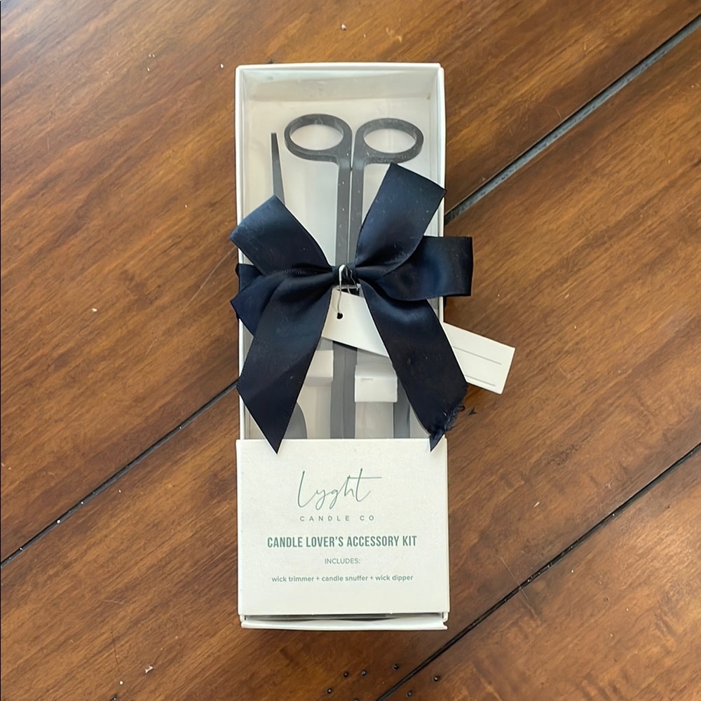 Candle Lover's Accessory Kit with Black Ribbon